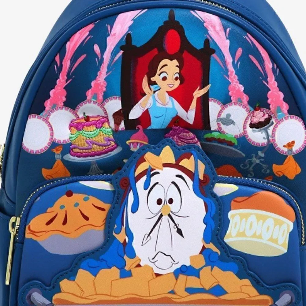 🫖🫖Loungefly Disney Beauty and the Beast Be Our Guest Mini Backpack